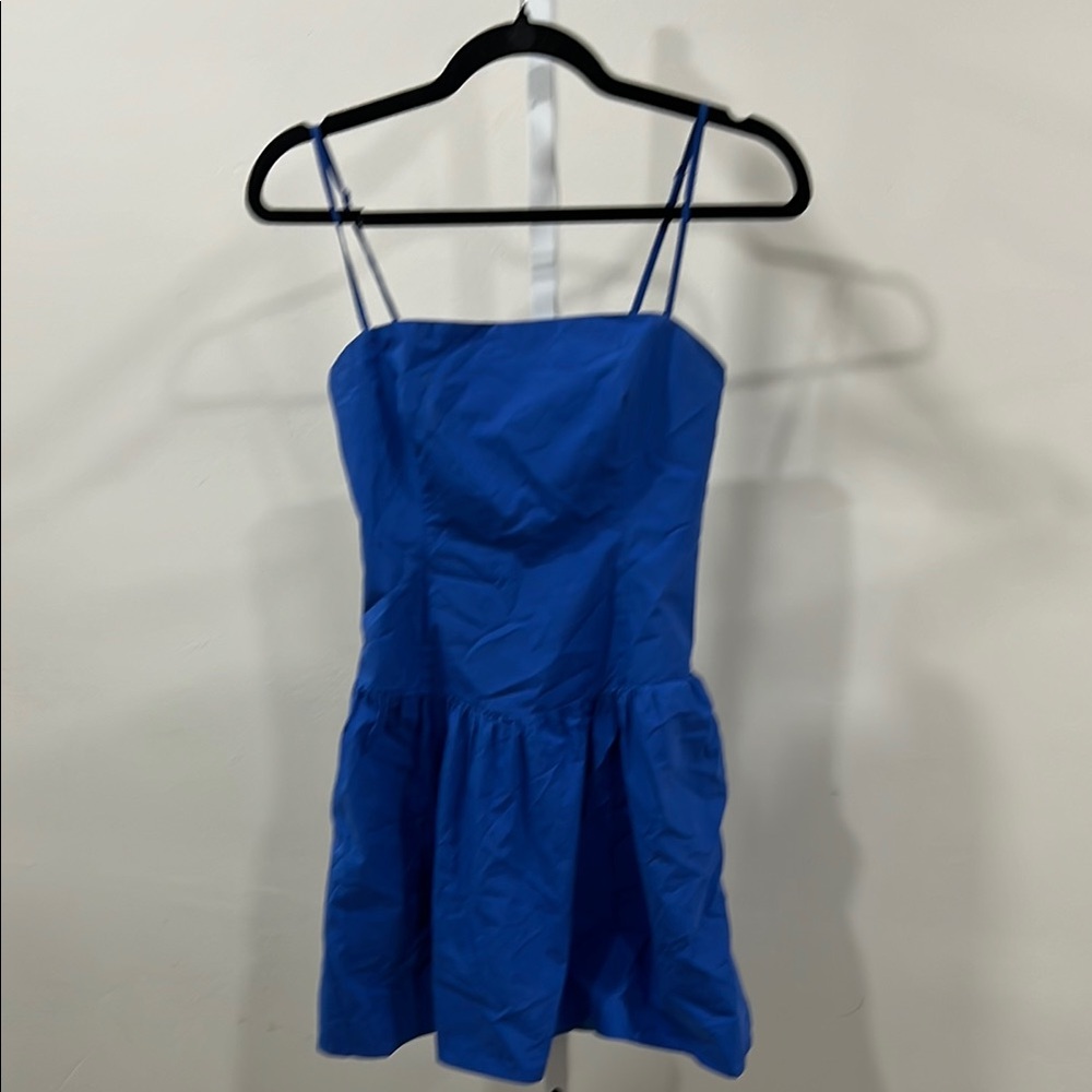 Susana Monaco Strap Dress blue mini - Picture 3 of 11